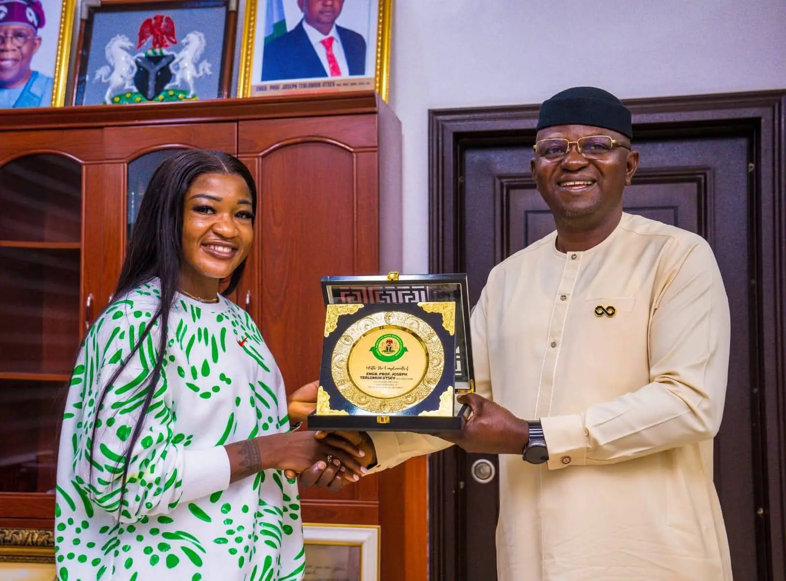  Minister Honours Francisca Ordega for WAFCON 2024 Heroic 