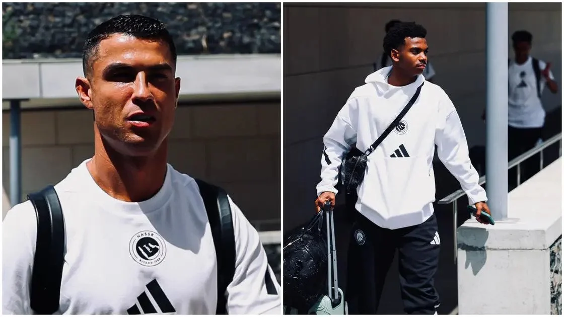 Cristiano Ronaldo, Al-Nassr Squad Arrive in Lagos, Portugal for Final Pre-Season Stretch