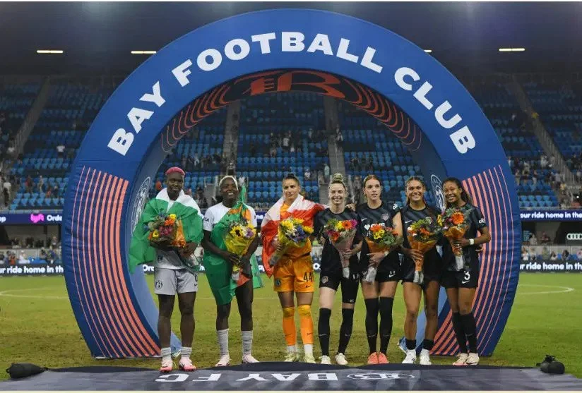 Bay FC Celebrate Asisat Oshoala After WAFCON 2024 Heroics
