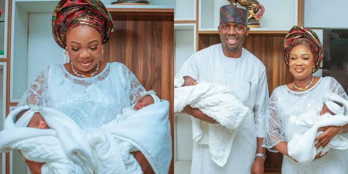 Double Blessings: Nollywood’s Mercy Ebosele Welcomes Twins with Husband Kehinde Olasupo