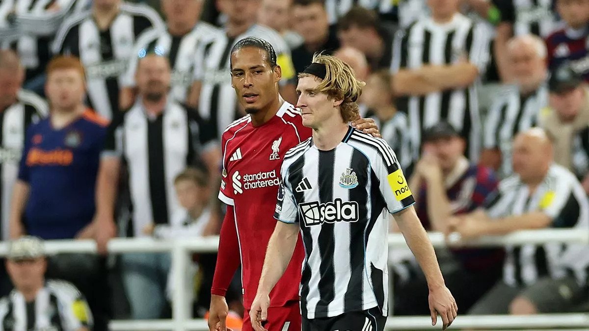 Premier League Explains Anthony Gordon’s Red Card in Newcastle vs Liverpool Thriller