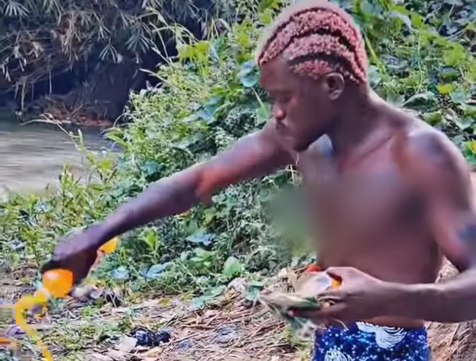 Portable Sparks Reactions After Performing Ritual by the River