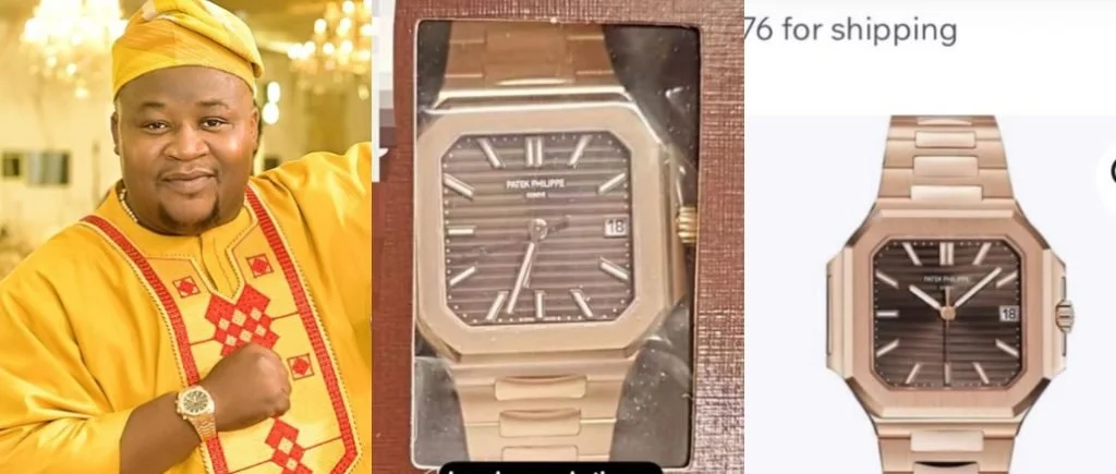 Cubana Chief Priest Flaunts £151k Luxury Watch, Claims Only Tinubu and Davido Share the Same