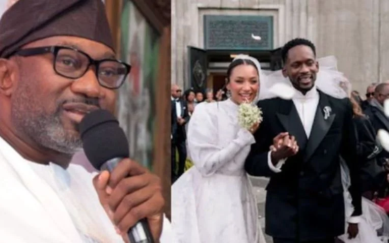 Femi Otedola’s Heartfelt Advice to Temi and Mr Eazi at Their Iceland Wedding