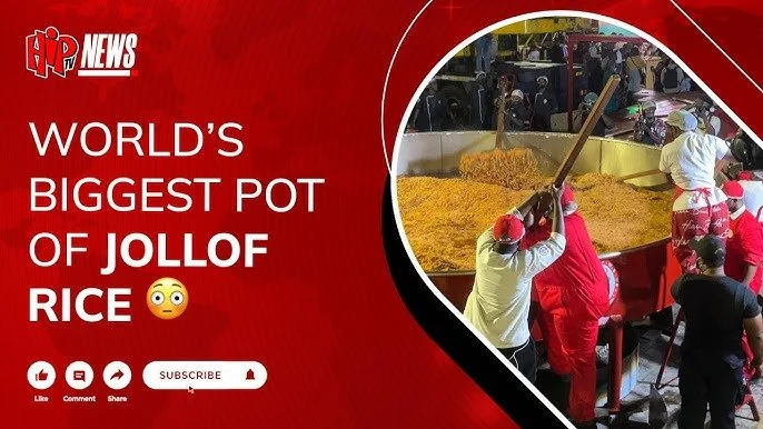 Hilda Baci Opens Her Record-Breaking Pot of Jollof Rice to Lagos Residents