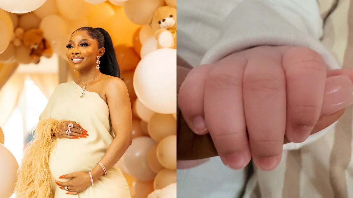 Toke Makinwa Celebrates Daughter Yakira’s One-Month Milestone with Heartfelt Message