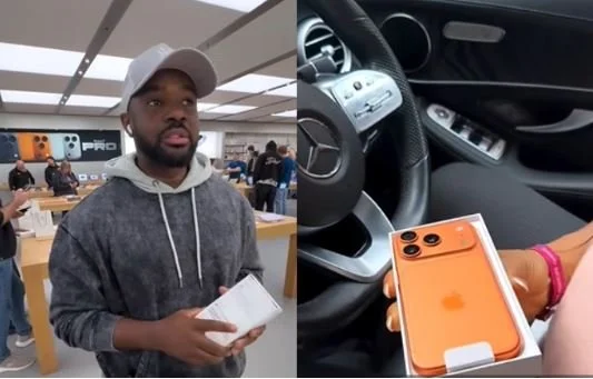 Williams Uchemba Surprises Wife With Brand-New iPhone 17 Pro Max