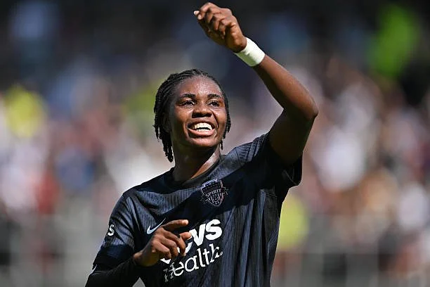 Super Falcons Star Gift Monday Shines Bright, Wins NWSL Player of the Week After Record-Breaking Hat-Trick