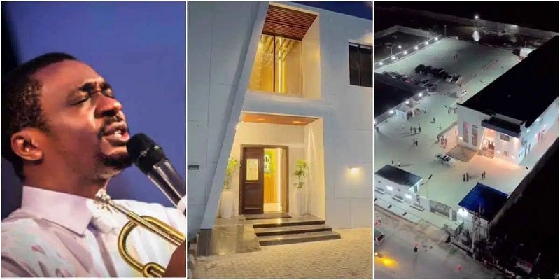 Nathaniel Bassey Unveils Magnificent Two-Storey Building for Hallelujah Challenge