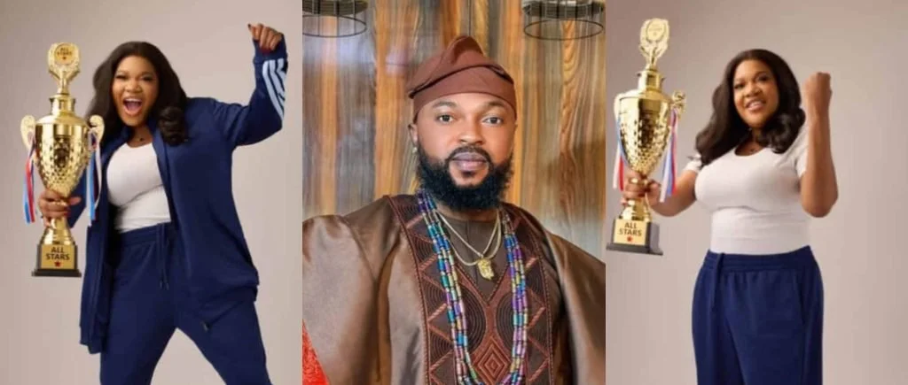 Kolawole Ajeyemi Celebrates Wife, Toyin Abraham, on Golden Legends Honour Win
