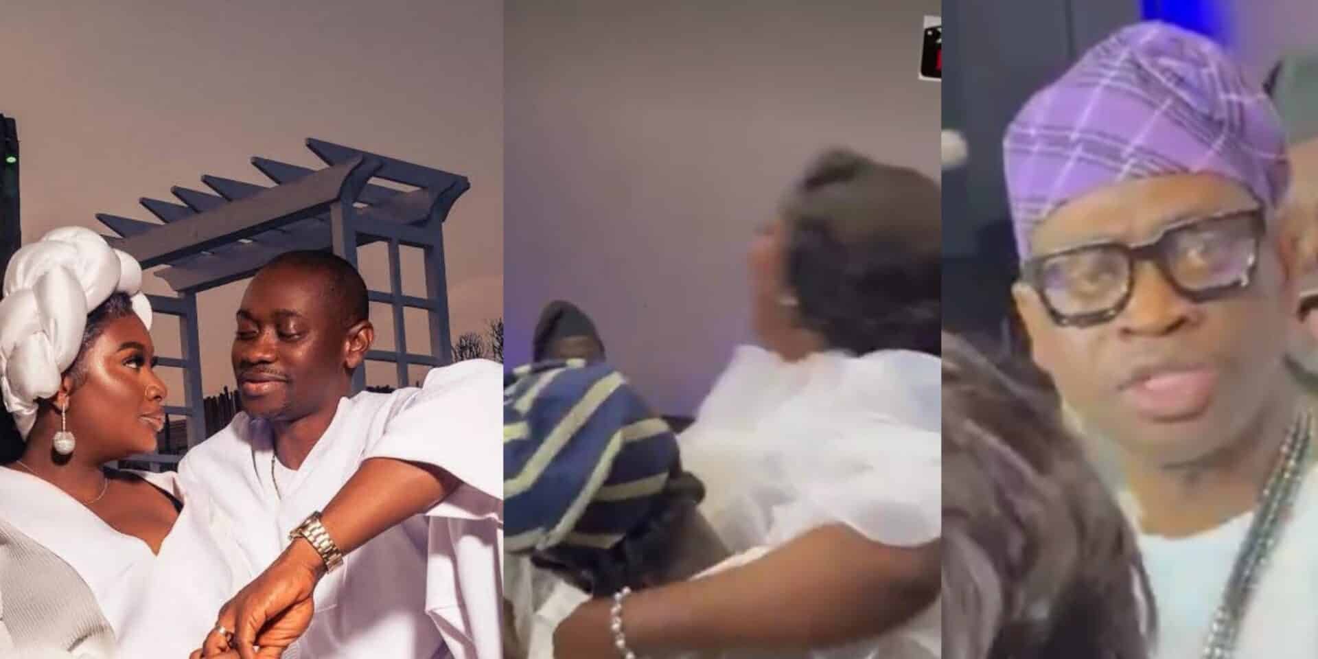 Mo Bimpe Lifted at Social Event as Husband Lateef Adedimeji Watches — Fans React Online