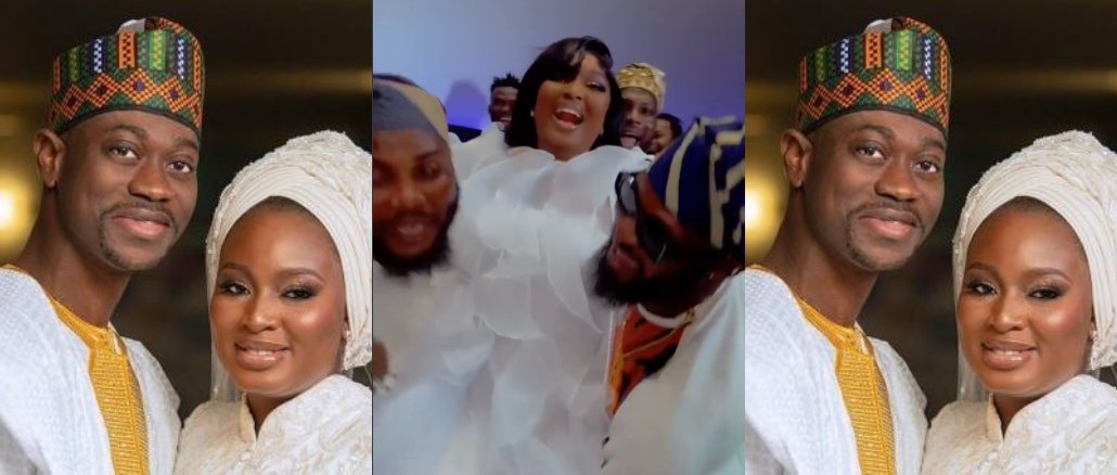 “Olopa Ma Ko Everybody!” — Lateef Adedimeji Reacts After Video of Men Lifting His Wife Mo Bimpe Goes Viral 😂💃