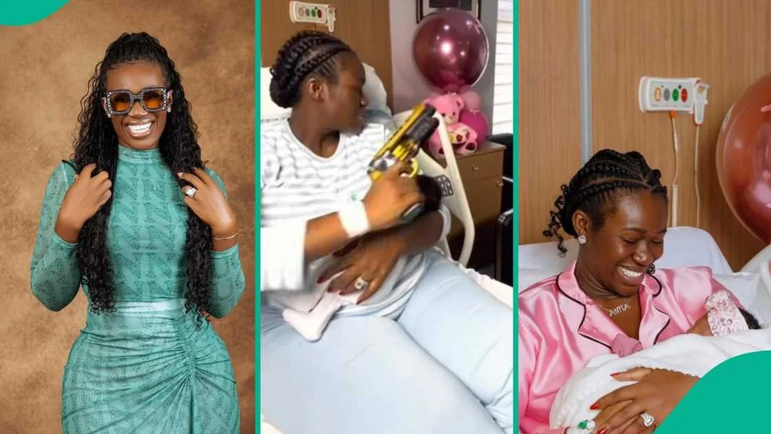 Real Warri Pikin Explains Why She Packed a “Gun” in Her Hospital Bag