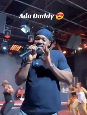 Flavour Melts Hearts Singing to Daughter During Rehearsal