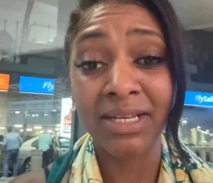 Nigerian Actress Simidrey Stranded in South Africa, Calls Out Airline Over Travel Ordeal