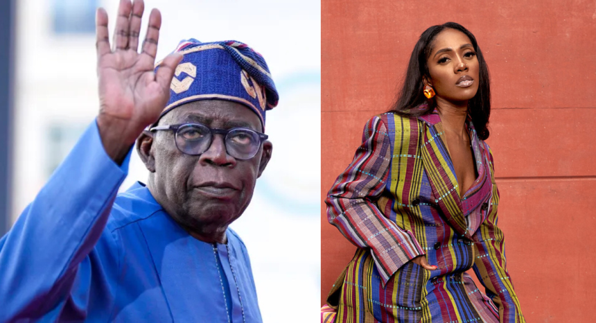 Tiwa Savage Sparks Online Buzz After Revealing President Tinubu Is Her Next-Door Neighbour