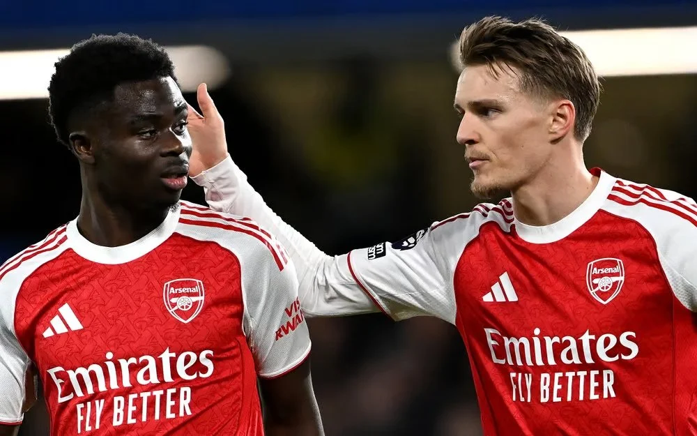 Arsenal Face Chelsea Test Without Saka and Odegaard in Carabao Cup Semi-Final Clash