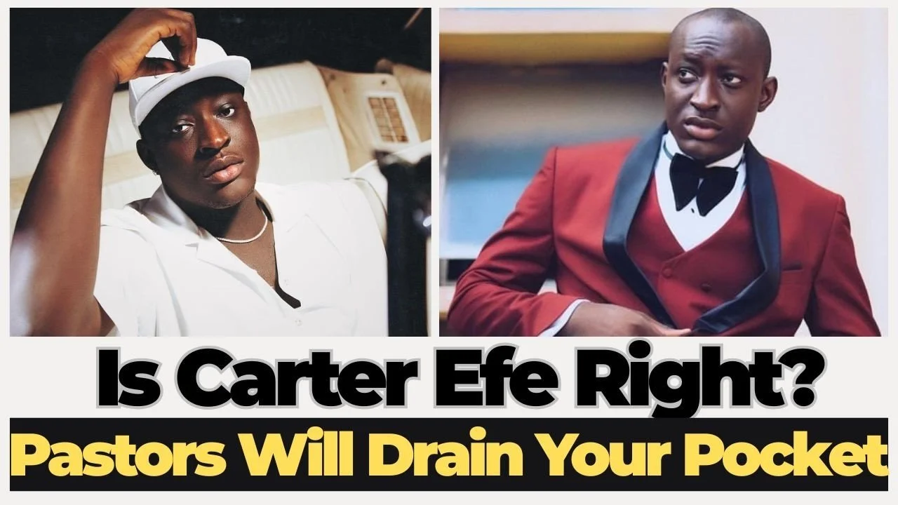 Carter Efe Explains Why He Stopped Attending Church, Raises Concerns Over Financial Requests
