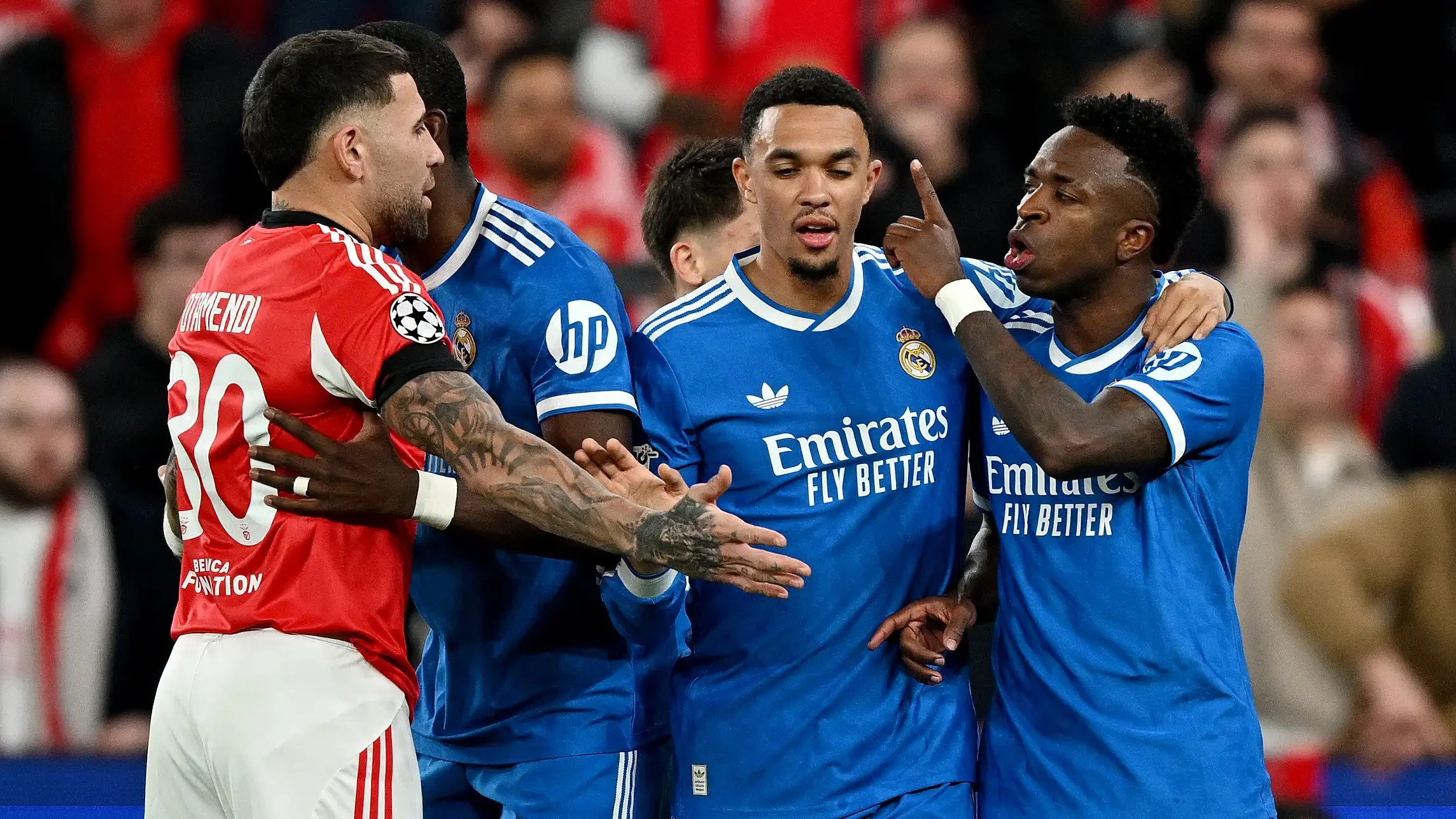 Sneijder Slams Otamendi After Heated Vinicius Incident in Benfica vs Real Madrid Clash