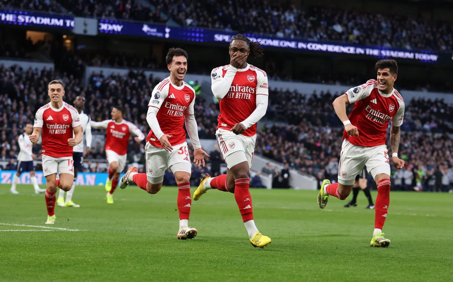 Eberechi Eze Matches Arsenal Legends with Stunning Derby Display Against Spurs