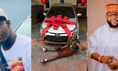 E-Money Criticizes Carter Efe Over Destroyed Gift Car in Viral Livestream Stunt