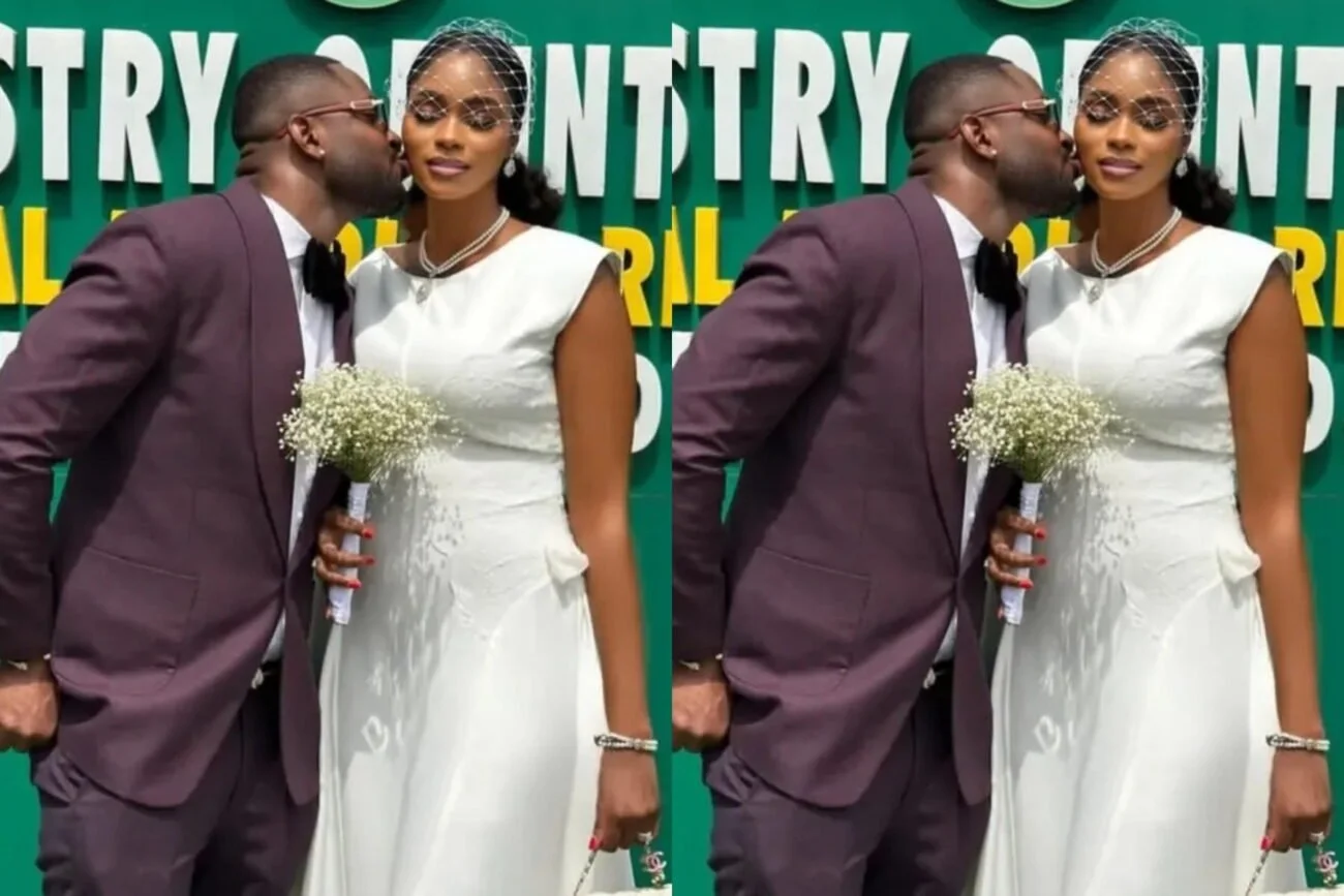 Former BBNaija Star Cross Okonkwo Weds Fiancée in Lagos Civil Ceremony