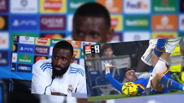 Rüdiger Fires Back at Diego Rico Over Foul Controversy