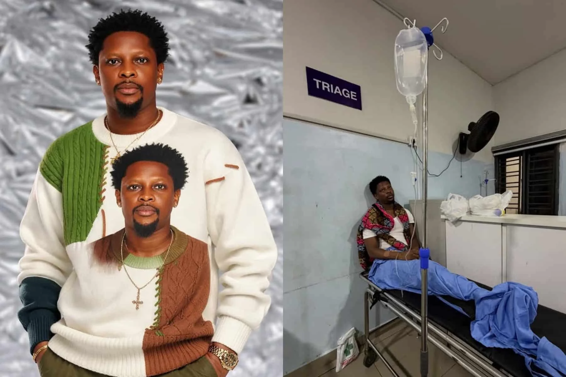 Rotimi Salami Hospitalised After Health Scare, Opens Up on Exhaustion