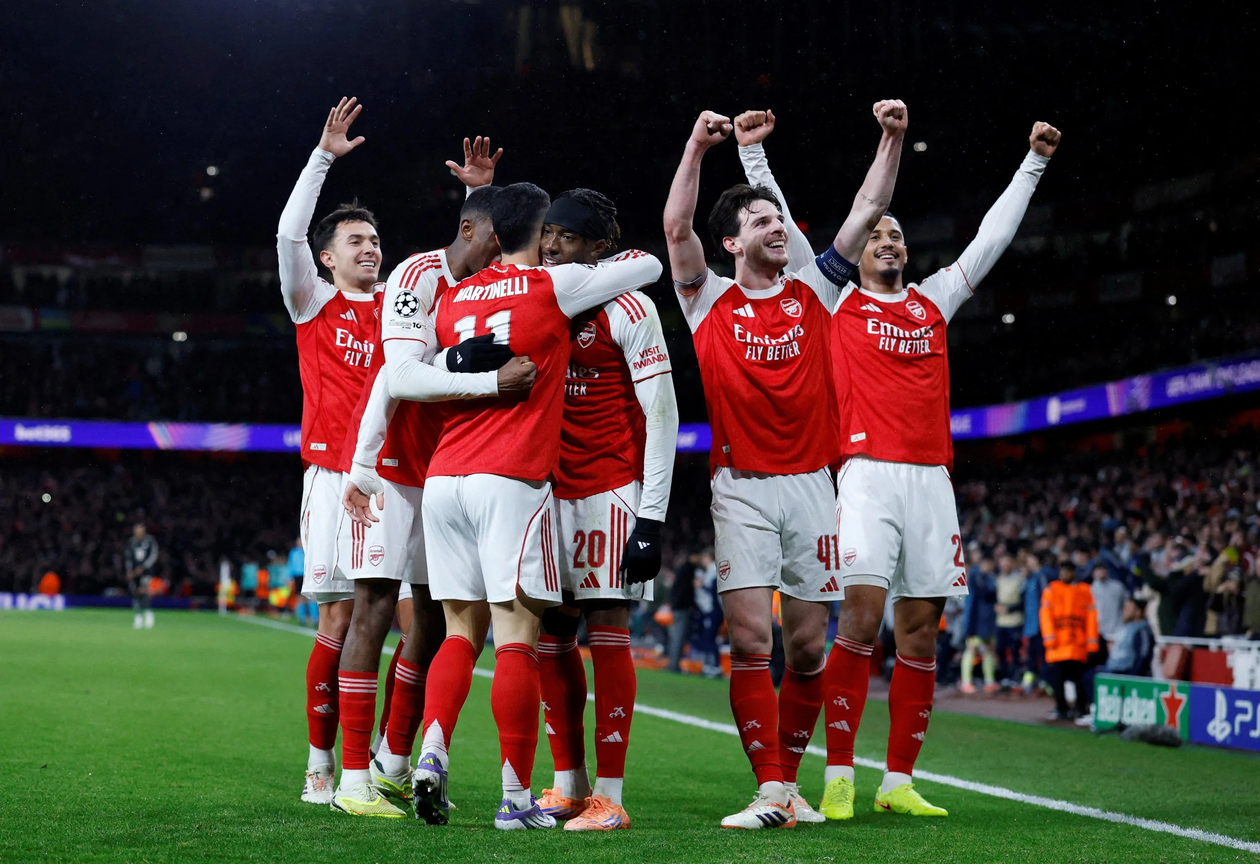 UEFA Names Four Arsenal and PSG Stars in Champions League Team of the Week