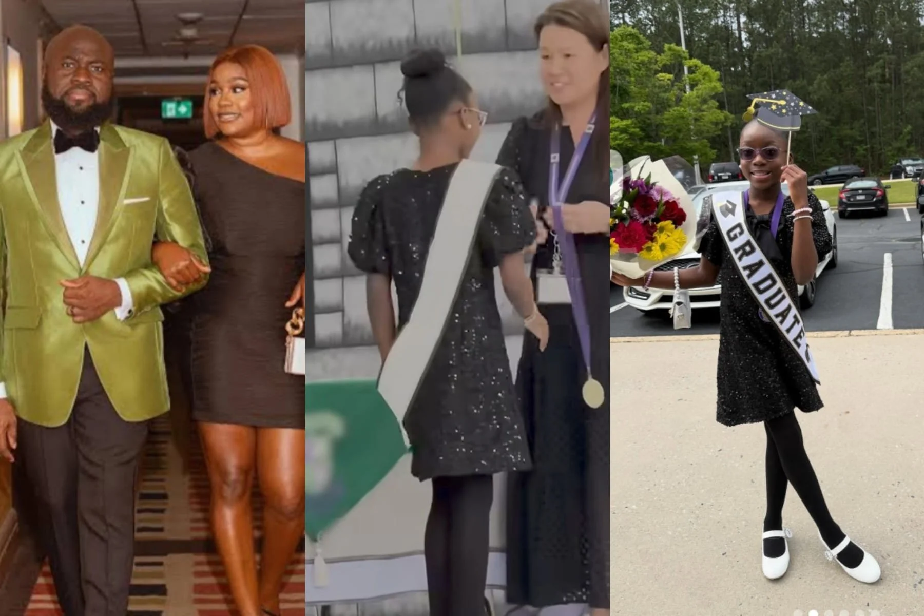 Lasisi Elenu, Wife Celebrate Daughter Robyn’s Elementary School Graduation