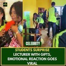 ESUT Lecturer Breaks Down in Tears as Students Surprise Her with Heartfelt Gifts