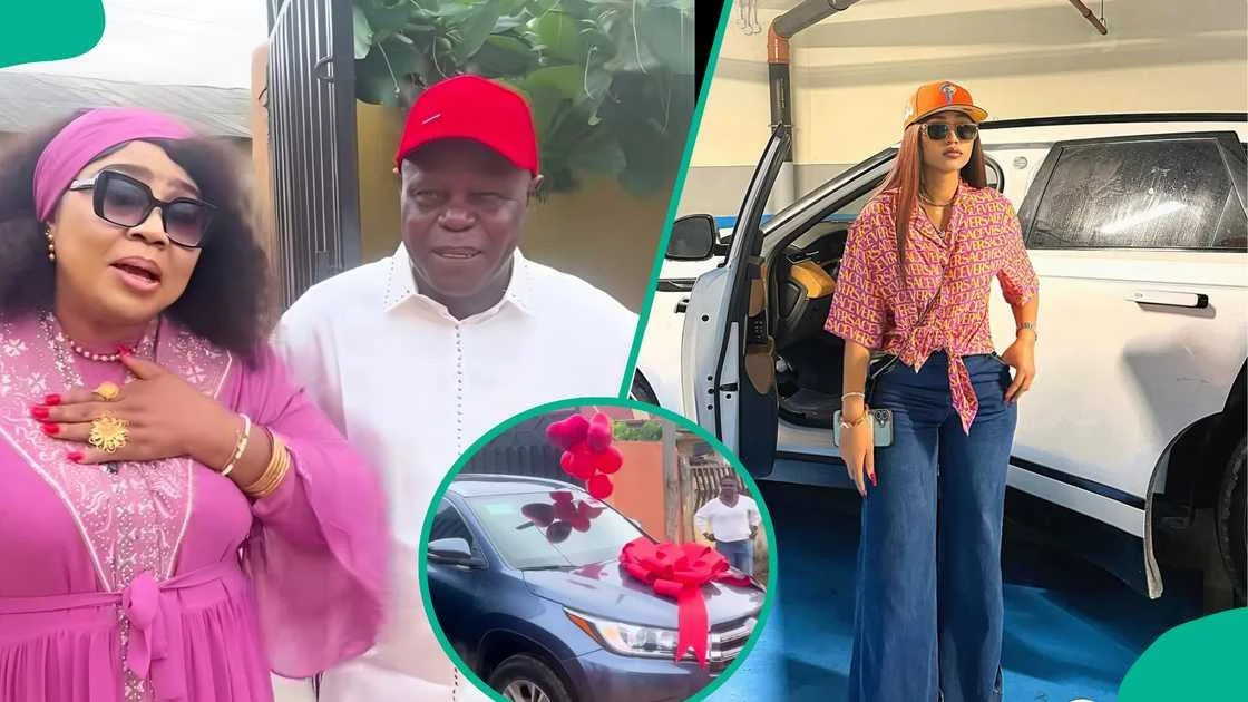 Regina Daniels Surprises Father with Brand-New SUV on His Birthday