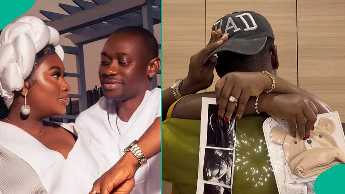 Mo Bimpe Flaunts Push Gift From Husband Lateef Adedimeji After Welcoming Triplets