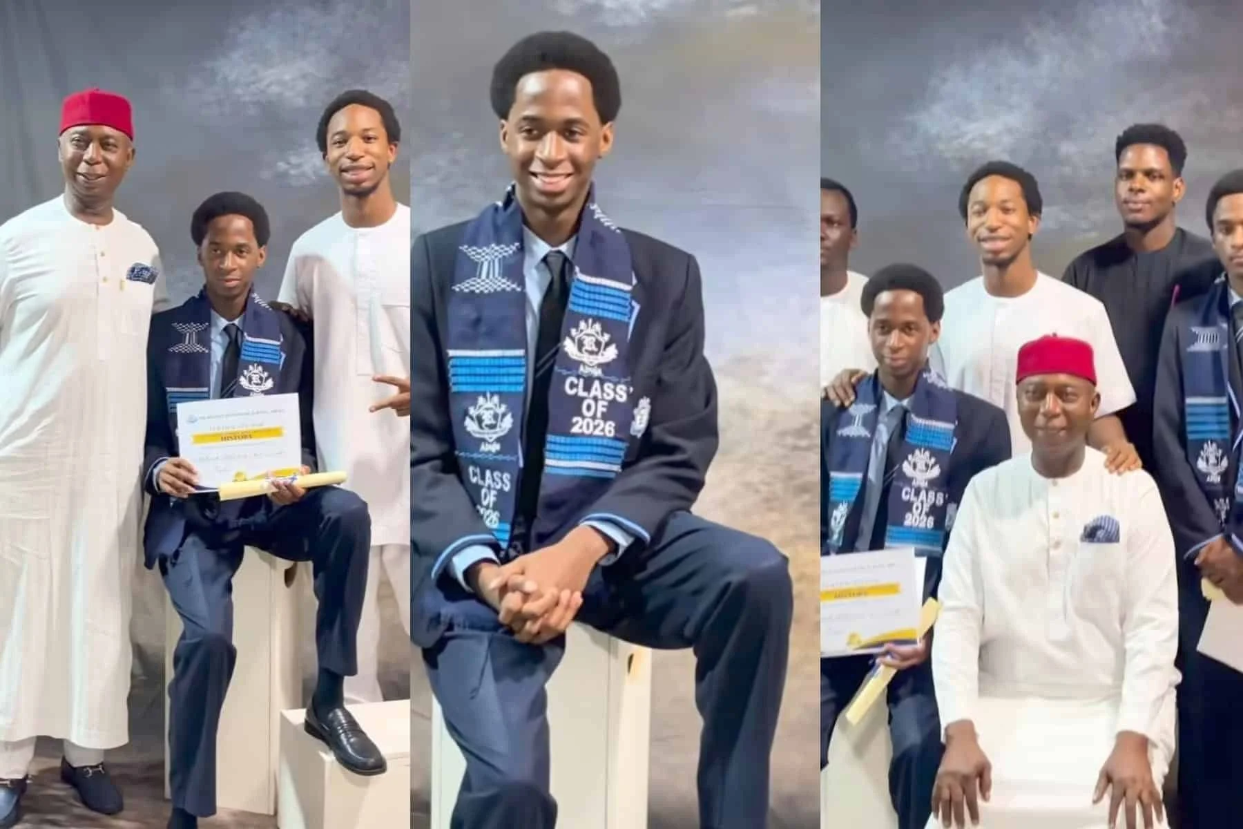 Ned Nwoko Celebrates Son’s Graduation, Draws Praise for Being a Present Father