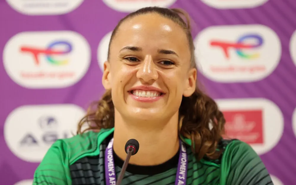 Ashleigh Plumptre Denies Fake Claims of Super Falcons Exit, Warns Fans Against Scammers