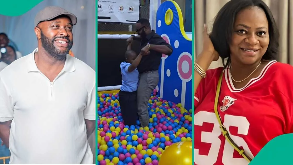 Femi Adebayo Shares Heartwarming Moment With Special Needs Son Amid Family Speculations
