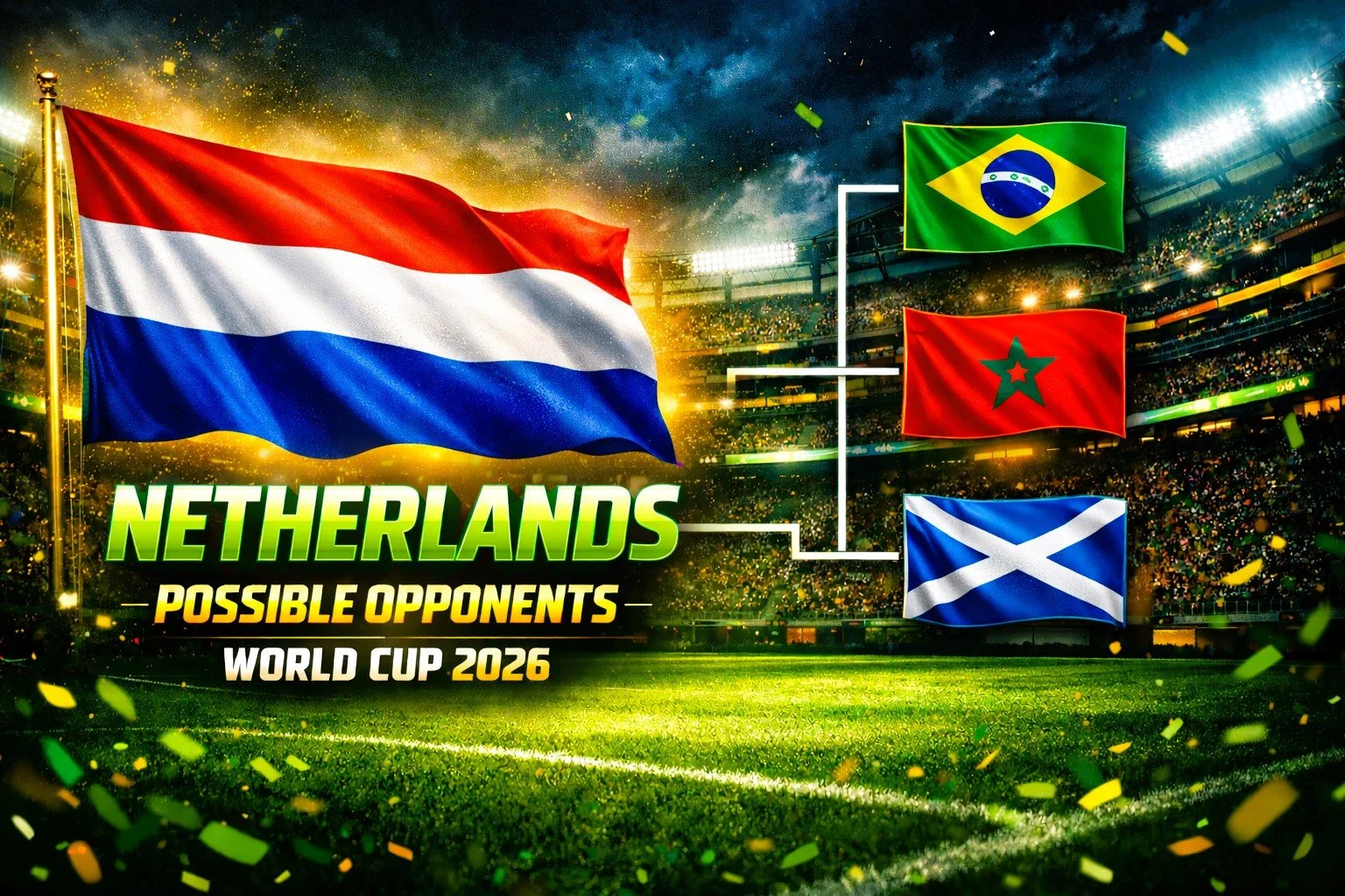 2026 World Cup: Netherlands, Brazil, USA and South Africa Learn Round of 32 Opponents