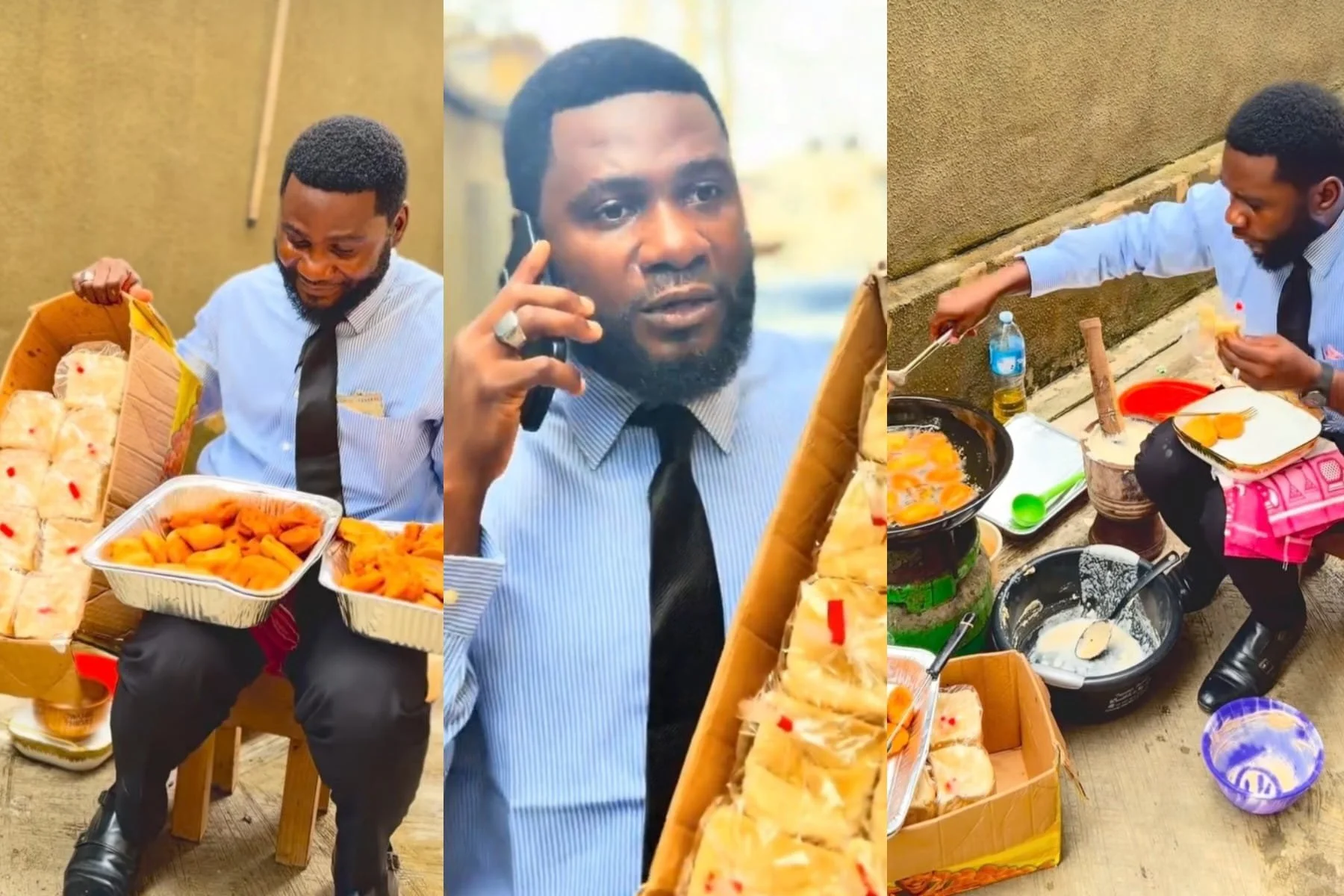 Jide Awobona Joins Akara Business Trend, Turns First Lady’s Advice Into Reality