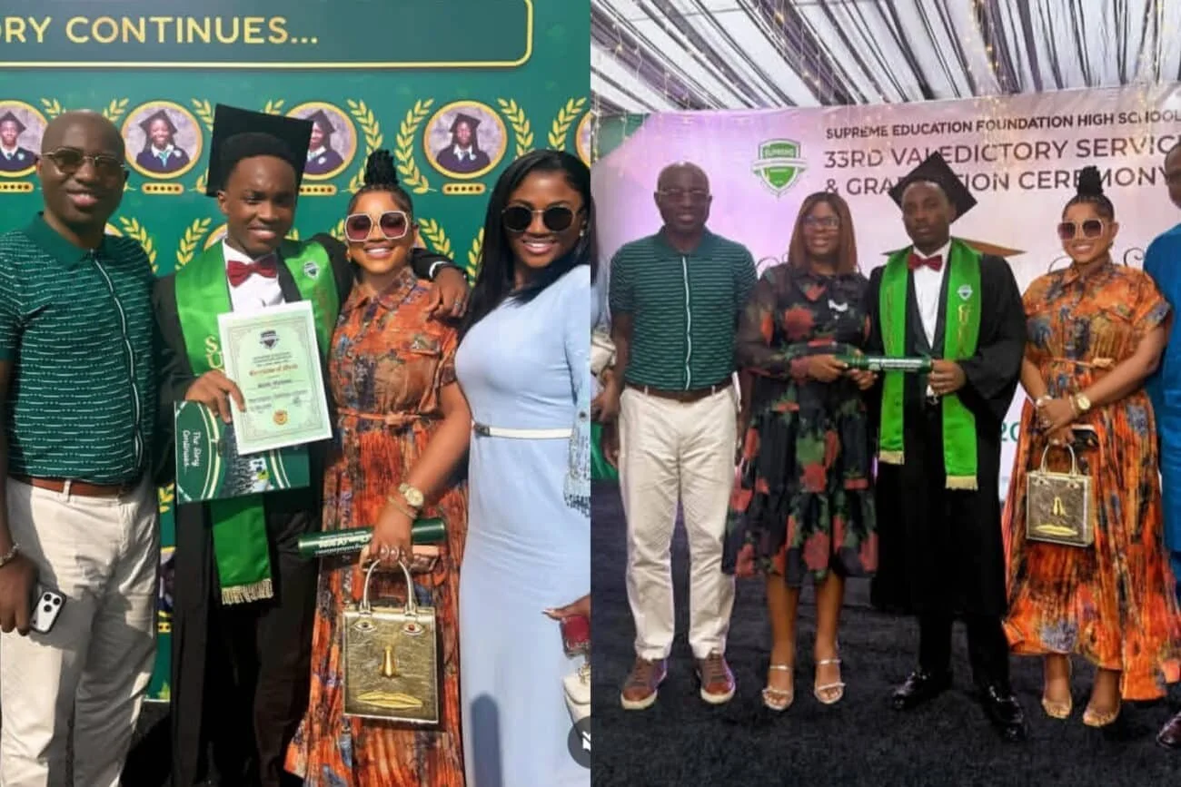 Kazim Adeoti Celebrates Stepson Juwon’s Graduation, Says ‘This Is Just the Beginning’