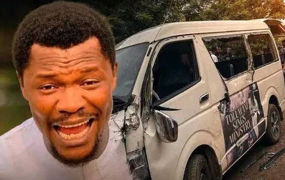 Gospel Singer Toluwanisings, Crew Survive Ghastly Road Accident After Ministry Assignment