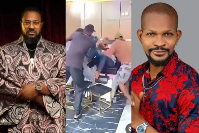 Nollywood Fans Question Viral Video of Uche Maduagwu Being Beaten by Mike of Lagos