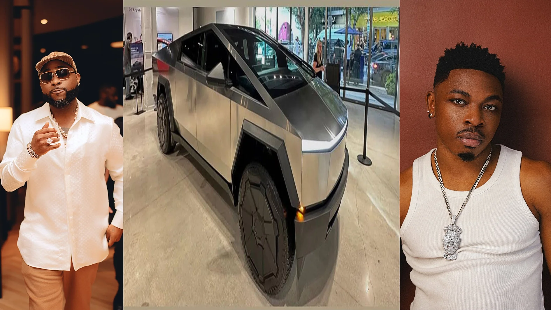 Davido Gifts Mayorkun a Cybertruck, Rekindles Their Strong Bond Years After DMW Exit