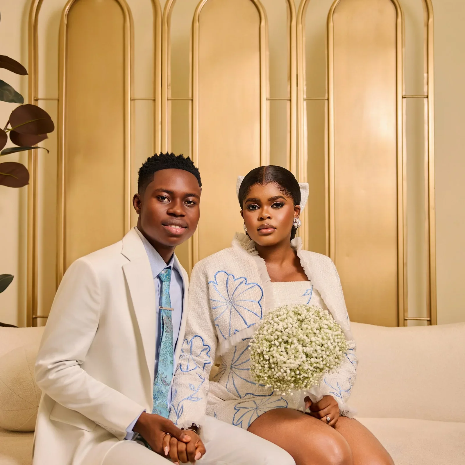 Celebrities, Influencers Arrive in Lagos for Peller and Jarvis’ White Wedding