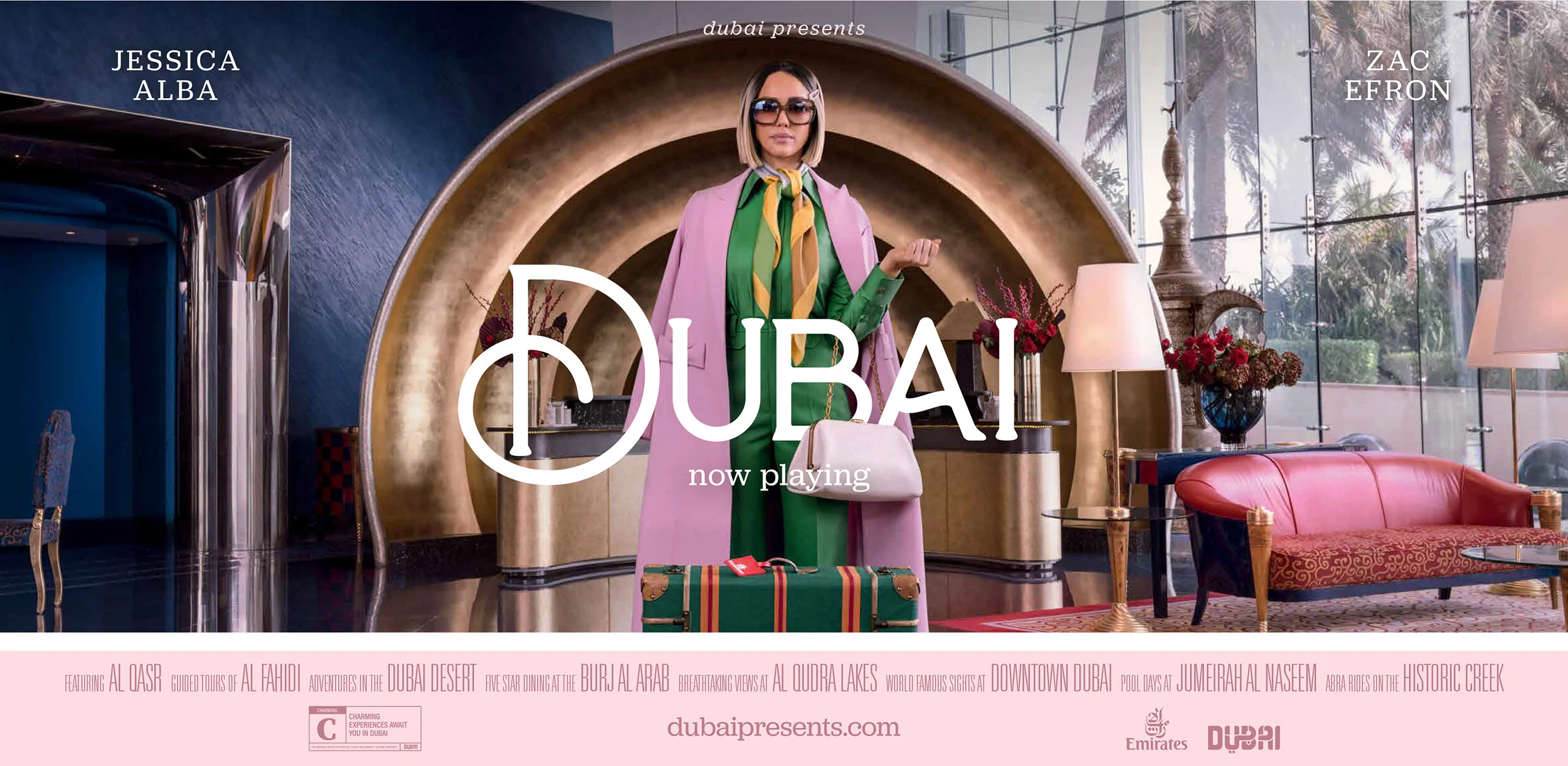  Dubai Presents - starring Jessica Alba and Zac Efron