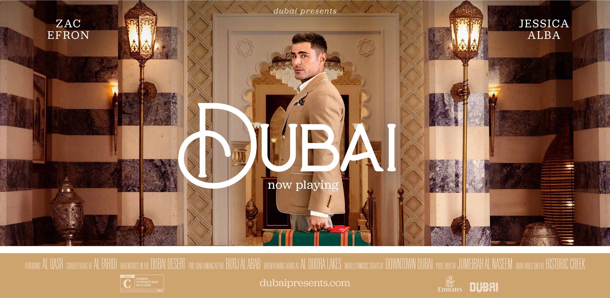  Dubai Presents - starring Jessica Alba and Zac Efron