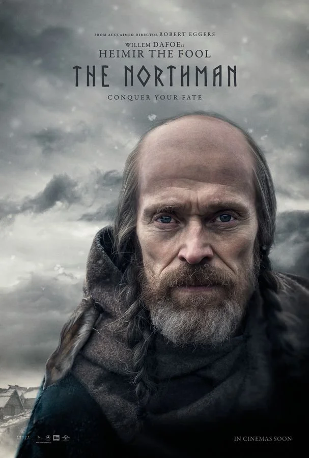  #thenorthman - My key art photography for International character one sheet featuring Willem Dafoe as HEIMIR THE FOOL. #TheNorthman . New key art photography character poster released by @focusfeatures from Director Robert Eggers “The Northman”.    