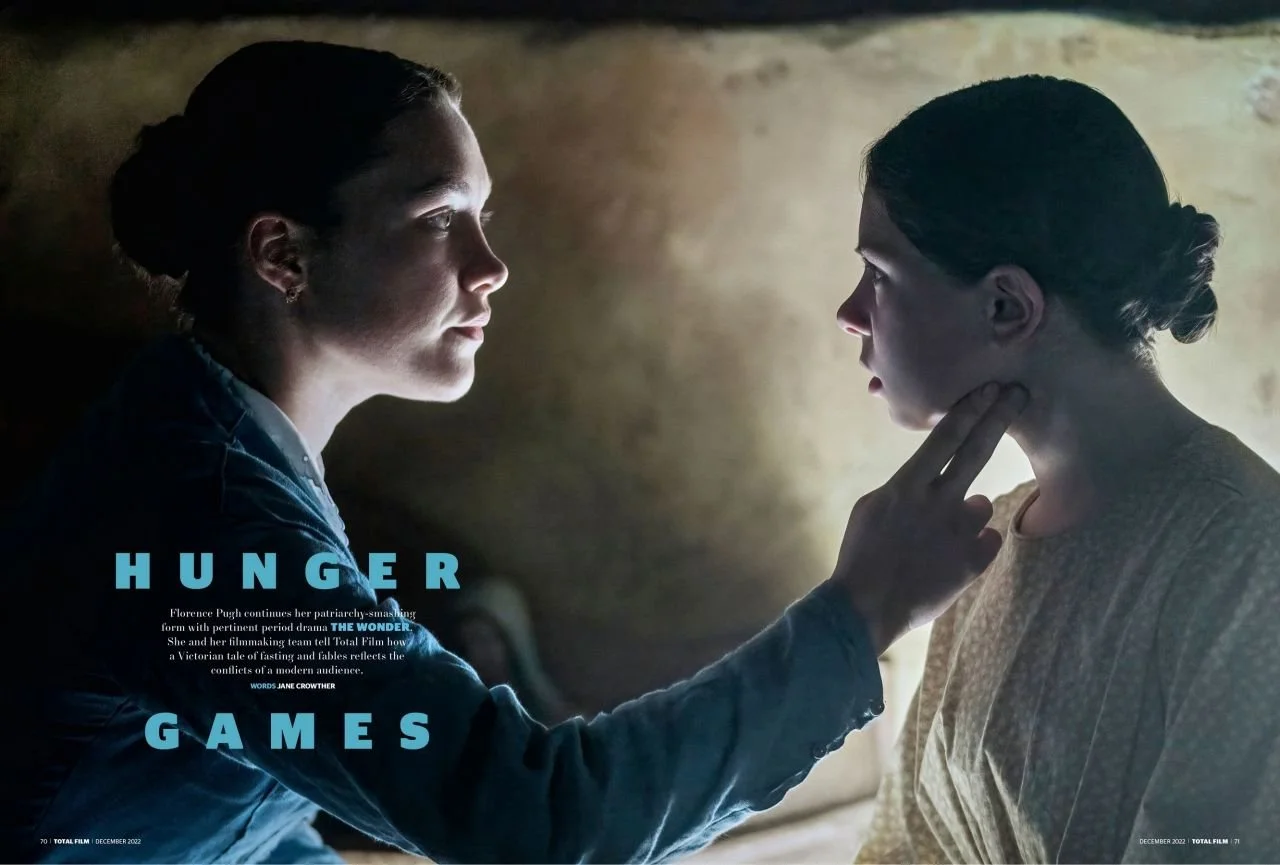  “Hunger Games” - Total Film Magazine - In this month's issue #totalfilm talks to Florence Pugh about her truly stunning new film #TheWonder.The article is accompanied by a series of my still photographs featured over three double page spreads. The f