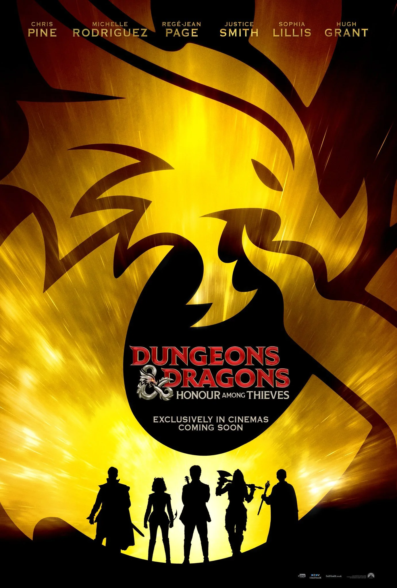  Paramount unveils a dynamic new poster for   Dungeons &amp; Dragons: Honor Among Thieves  .  An adventure of epic proportions. Dungeons &amp; Dragons: Honor Among Thieves arrives only in theatres March 31, 2023. #DnDMovie     The visual spotlights t