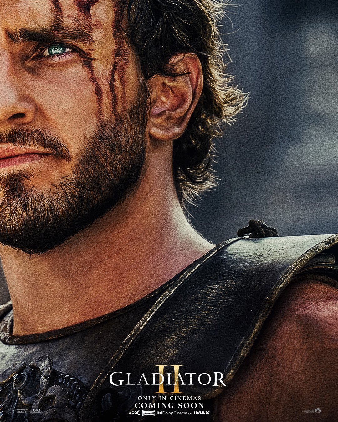  Paul Mescal is Lucius. #GladiatorII    Excited to share first in set of key art one-sheet character posters for Gladiator II.    📸 Photo by @aidanmonaghanphotographer/Paramount Pictures    Paul Mescal is Lucius. #GladiatorII    #GladiatorII #Ridley