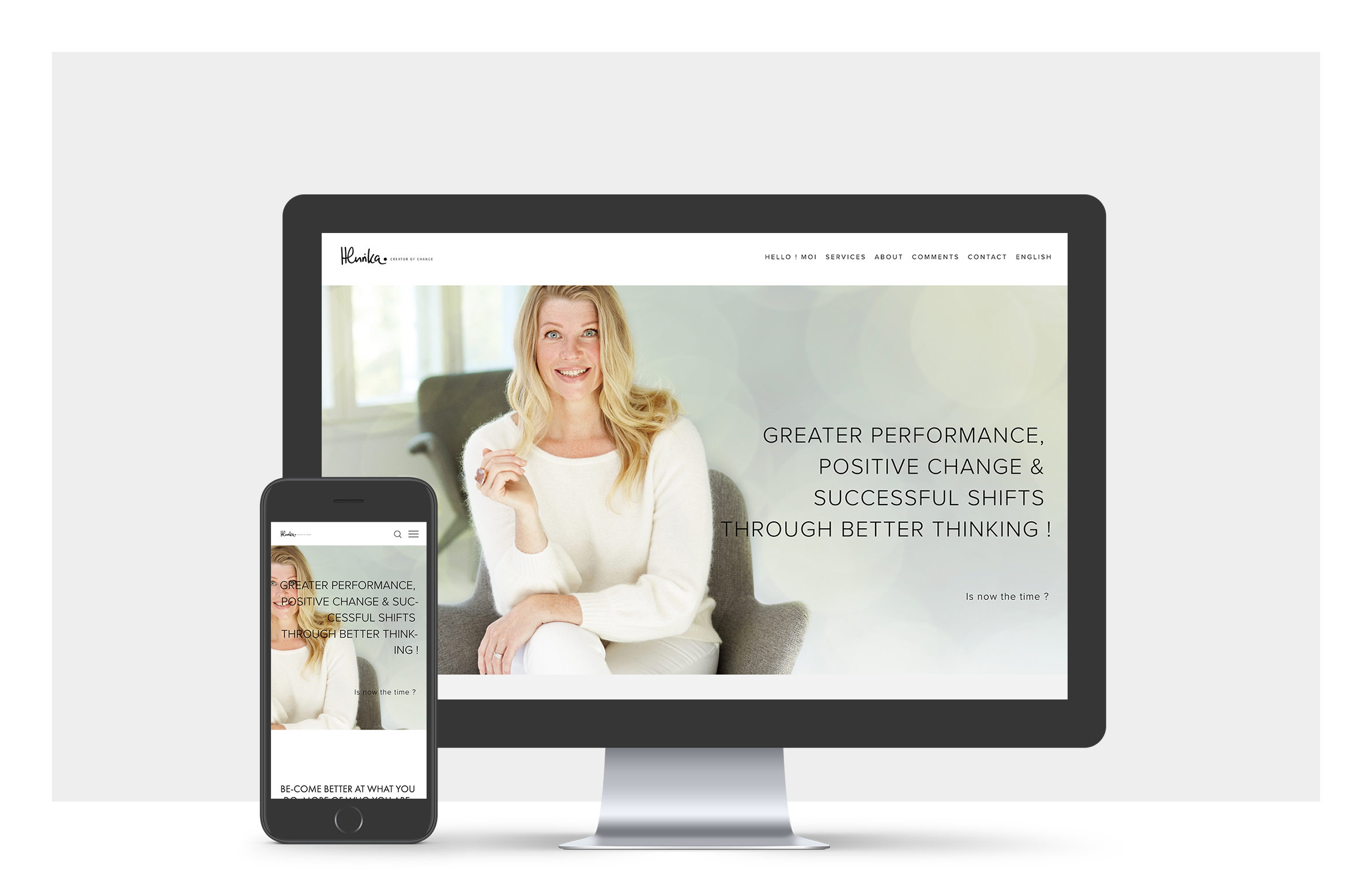 Website for a Finnish Performer Coach